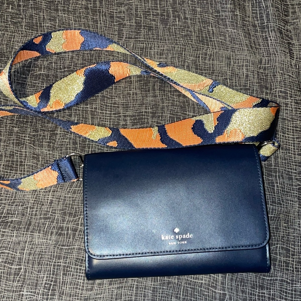 Kate spade blue crossbody bag